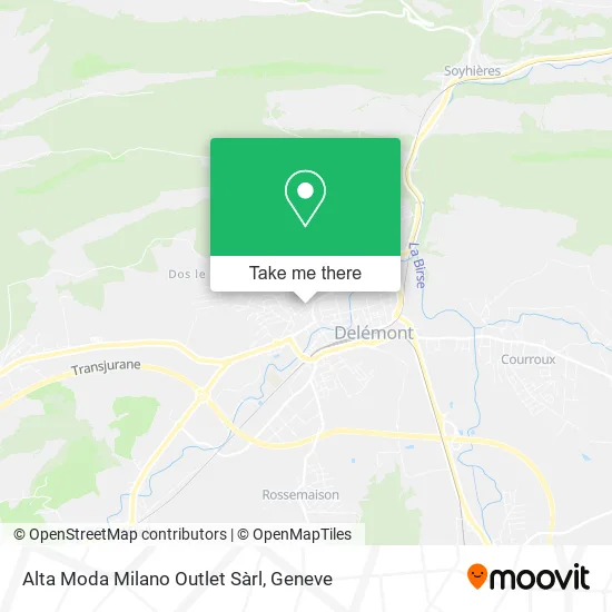 Alta Moda Milano Outlet Sàrl plan