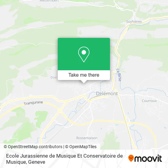 Ecole Jurassienne de Musique Et Conservatoire de Musique map