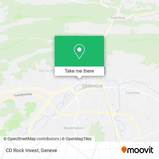 CD Rock Invest map