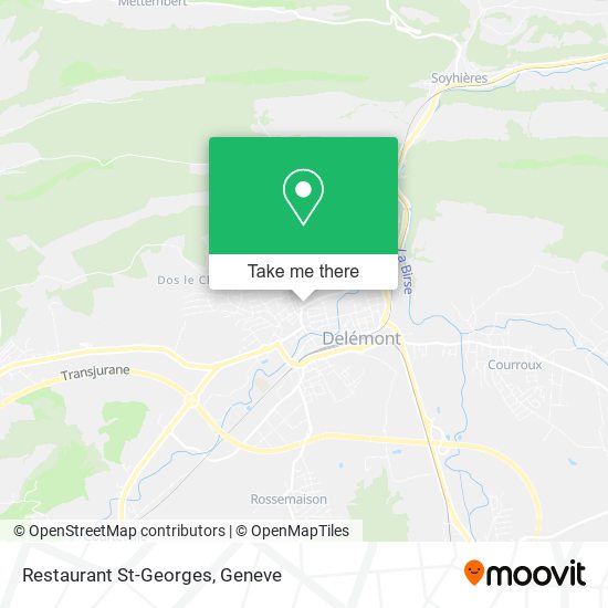 Restaurant St-Georges map