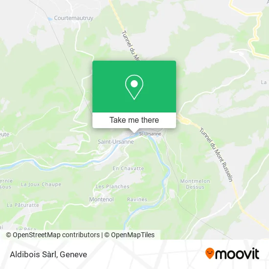 Aldibois Sàrl map