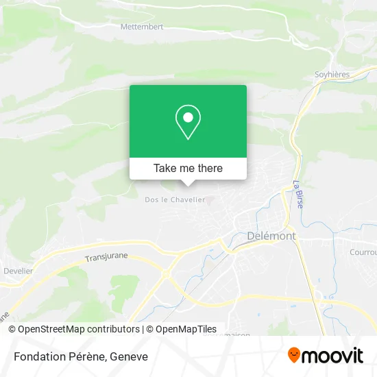 Fondation Pérène map