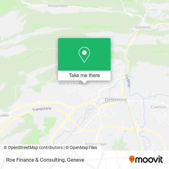 Roe Finance & Consulting map