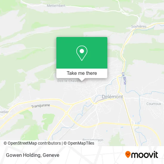 Gowen Holding map