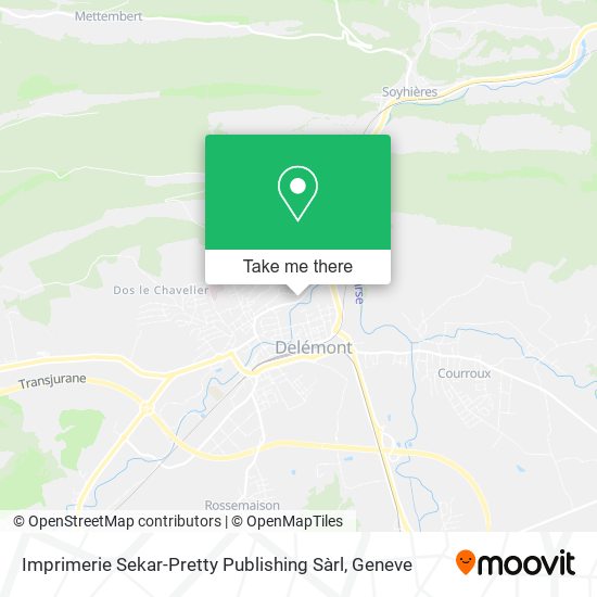 Imprimerie Sekar-Pretty Publishing Sàrl map