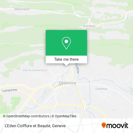 L'Eden Coiffure et Beauté map