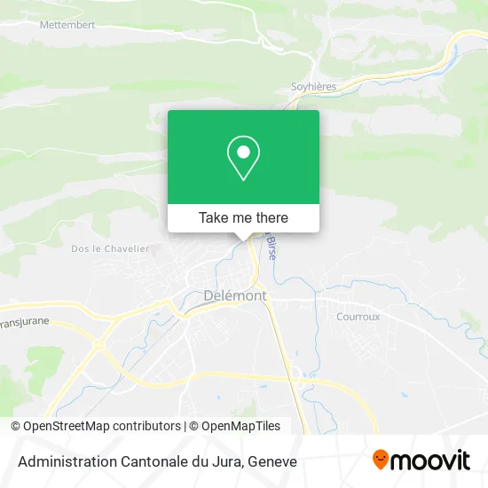 Administration Cantonale du Jura map