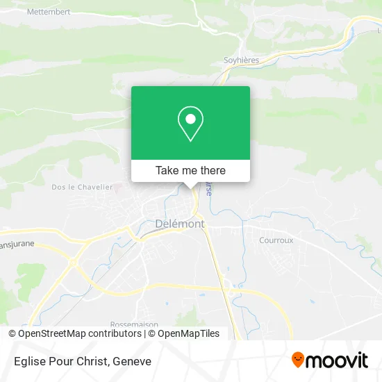 Eglise Pour Christ map