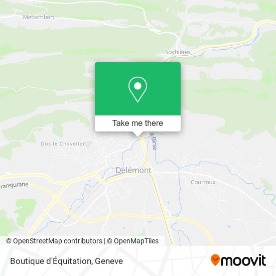Boutique d'Équitation map