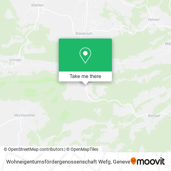 Wohneigentumsfördergenossenschaft Wefg map