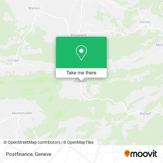 Postfinance map