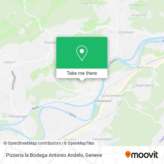Pizzeria la Bodega Antonio Andelo map
