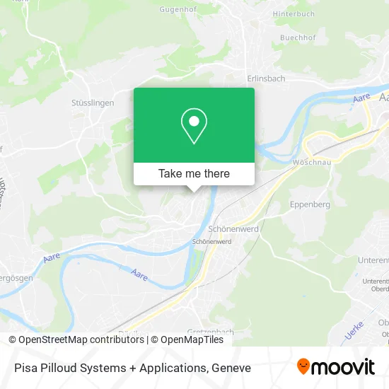 Pisa Pilloud Systems + Applications map