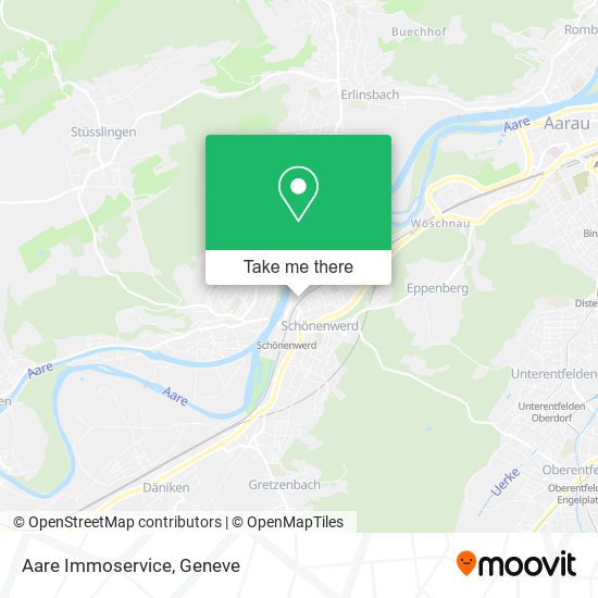 Aare Immoservice map