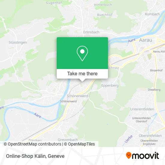 Online-Shop Kälin map