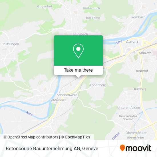 Betoncoupe Bauunternehmung AG map