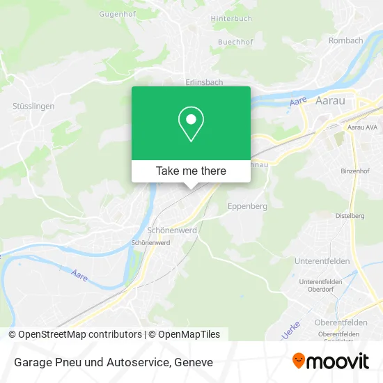 Garage Pneu und Autoservice map
