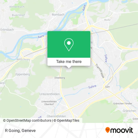R Going map