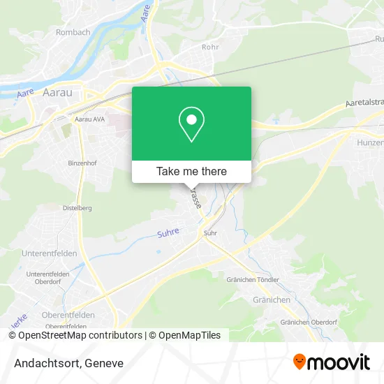 Andachtsort map