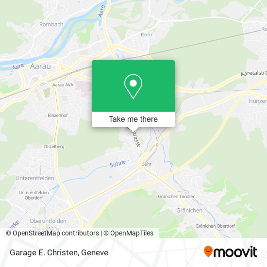 Garage E. Christen map
