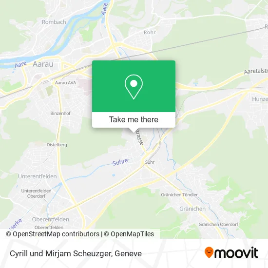 Cyrill und Mirjam Scheuzger map