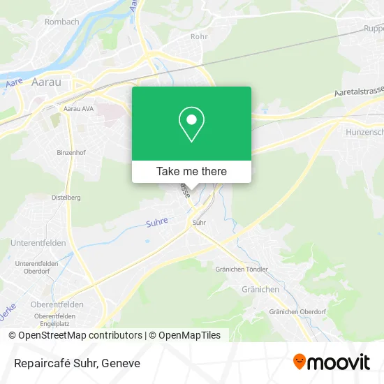 Repaircafé Suhr map
