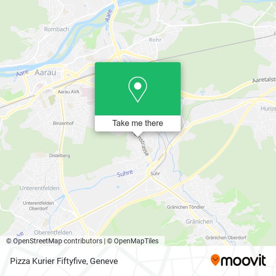 Pizza Kurier Fiftyfive map