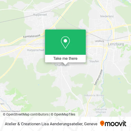 Atelier & Creationen Lisa Aenderungsatelier map