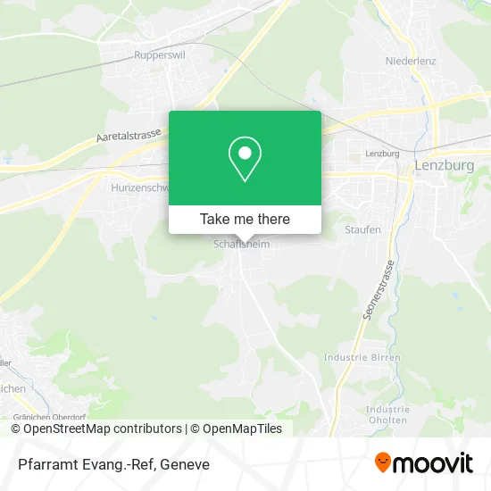 Pfarramt Evang.-Ref map