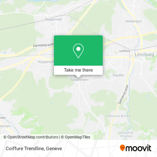 Coiffure Trendline map