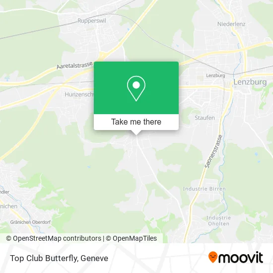 Top Club Butterfly map