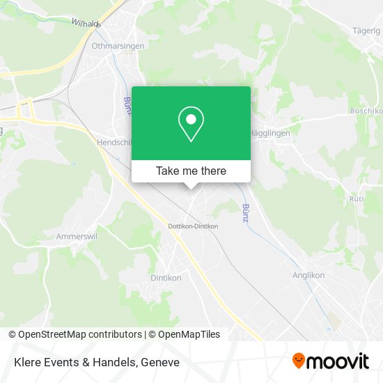 Klere Events & Handels map