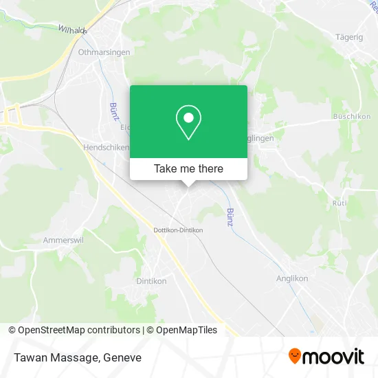 Tawan Massage map