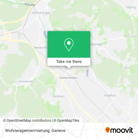 Wohnwagenvermietung map
