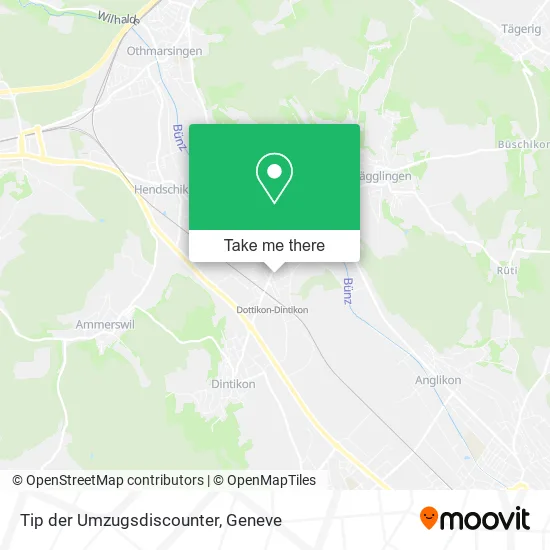 Tip der Umzugsdiscounter map