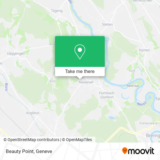 Beauty Point map
