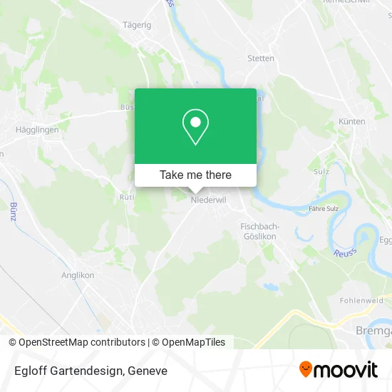 Egloff Gartendesign map