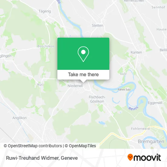 Ruwi-Treuhand Widmer map