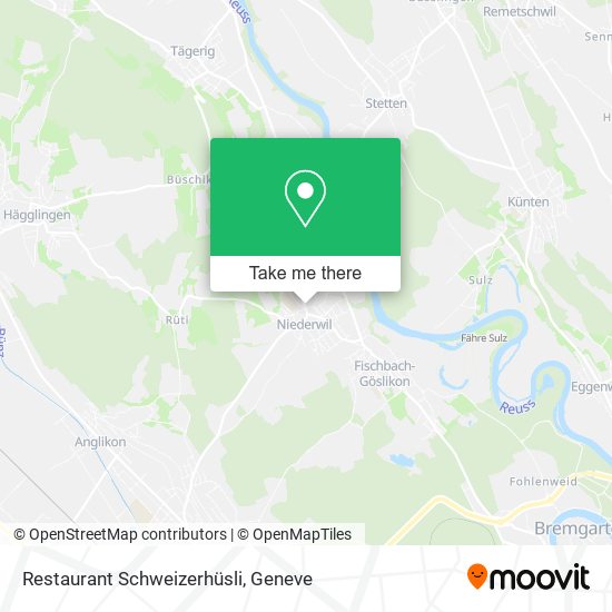 Restaurant Schweizerhüsli map