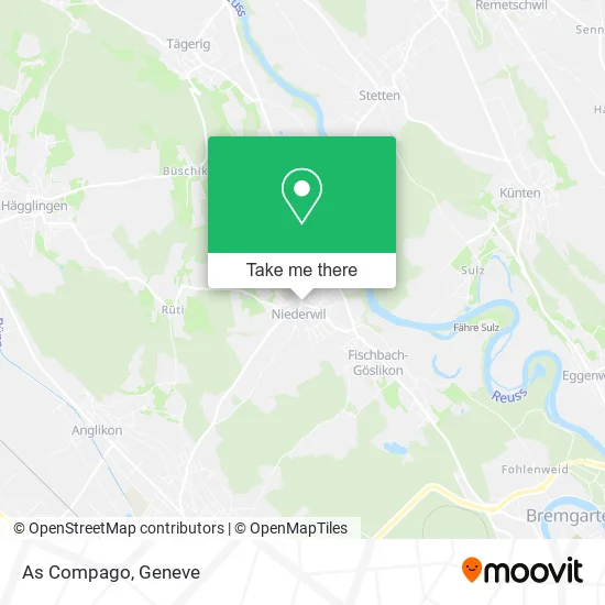 As Compago map