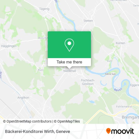 Bäckerei-Konditorei Wirth map