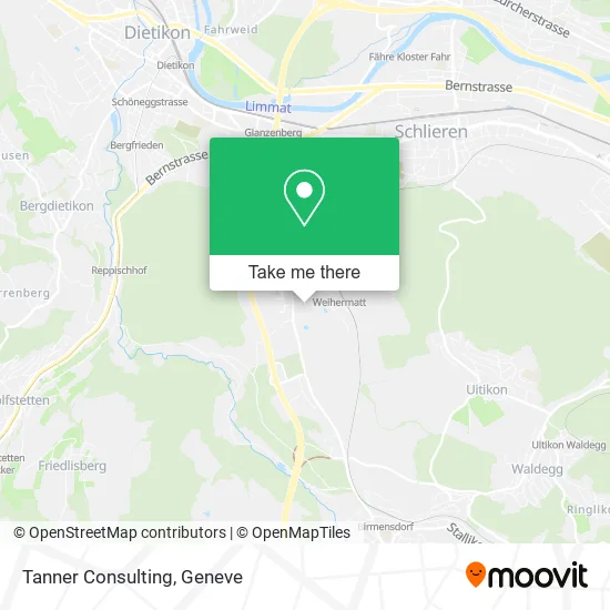 Tanner Consulting map