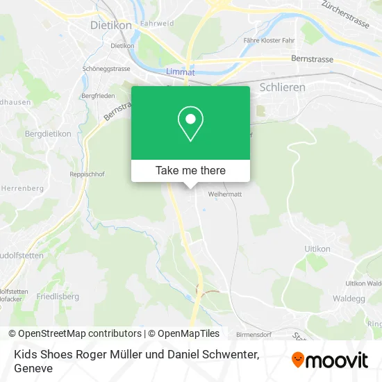 Kids Shoes Roger Müller und Daniel Schwenter map