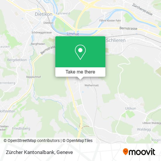 Zürcher Kantonalbank map