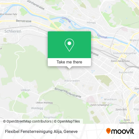 Flexibel Fensterreinigung Alija map