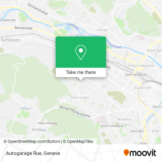 Autogarage Rue map