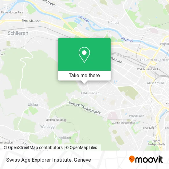 Swiss Age Explorer Institute map