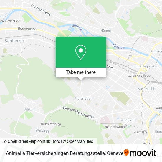 Animalia Tierversicherungen Beratungsstelle map