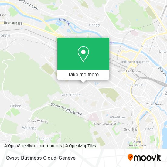 Swiss Business Cloud map