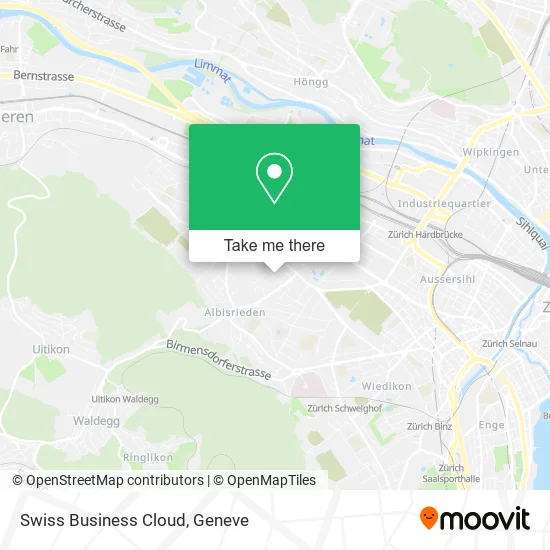 Swiss Business Cloud map